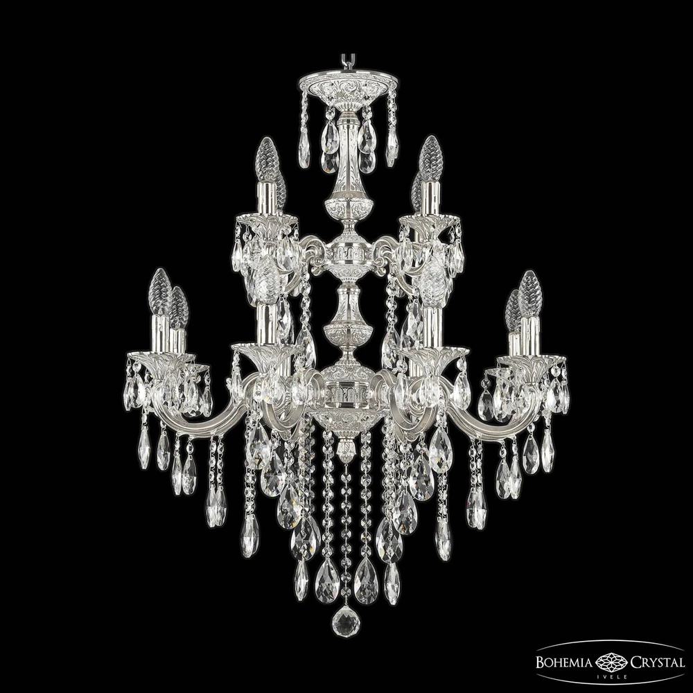 Подвесная люстра Bohemia Ivele VERONA 72101/8+4/210/2d B NW