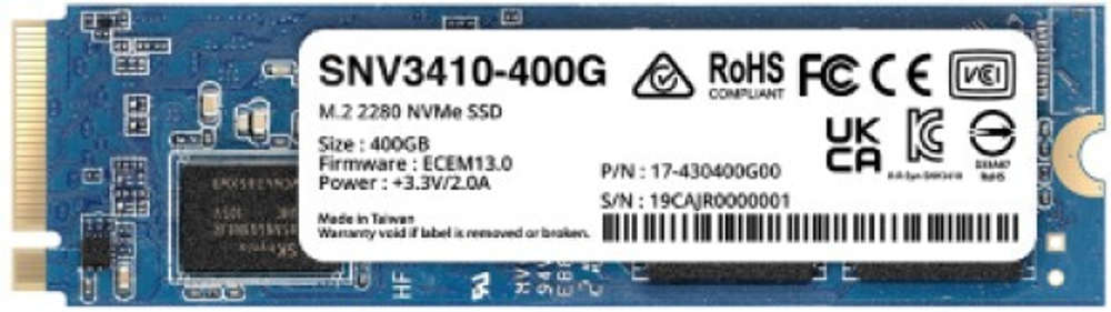 Накопитель SSD M.2 2280 Synology SNV3410-400G