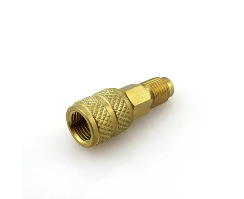 Адаптер AD89 (прямой штуцер 1/4&quot;-R22; гайка 5/16&quot;-R410A)