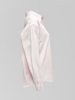 Рубашка YML 807-6 удлиненная сзади в полоску с майкой в комплекте