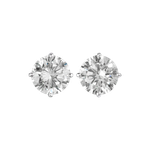 Серьги пусеты White L