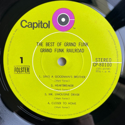Винтажная виниловая пластинка LP The Best Of Grand Funk (Japan 1971) (No Obi) Are You Ready