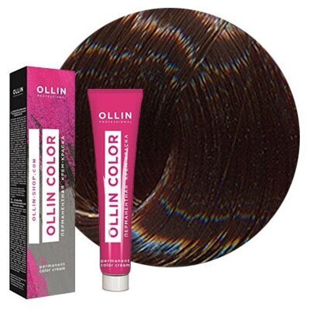 OLLIN COLOR 5/3 светлый шатен золотистый 100 мл Перманентная крем-краска для волос
