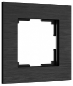 Рамка на 1 пост Werkel AluMax черный алюминий W0013508