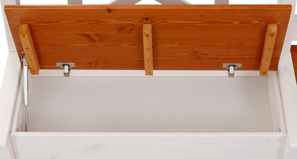 Стол обеденный и угловая скамья Ванда из массива сосны / стол