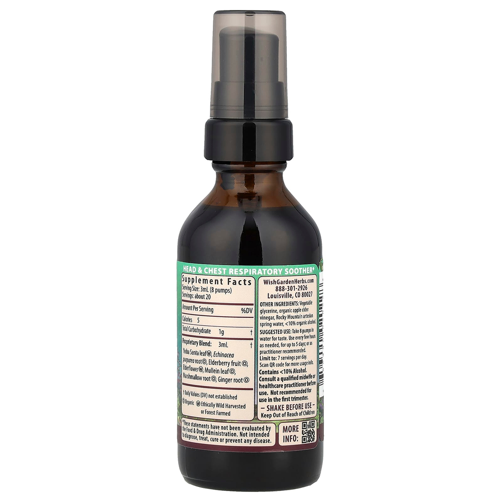 WishGarden Herbs, Congestion ™ Rescue, для беременных, 59 мл (2 жидк. Унции)