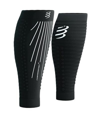 Компрессионные гетры Compressport R2 Aero Calf Sleeves - black/white