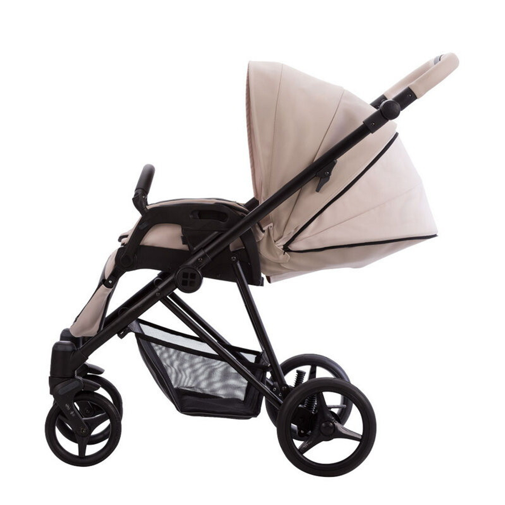 Детская коляска Bebetto Yoddi Pro 3 в 1 с автокреслом Avionaut Cosmo 01 св.бежевая кожа
