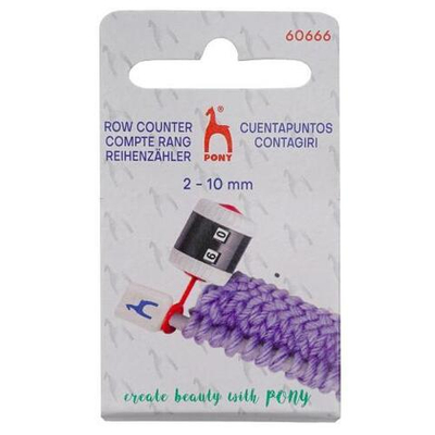 Счетчик рядов для спиц 2-10 мм, 1 шт PONY 60666