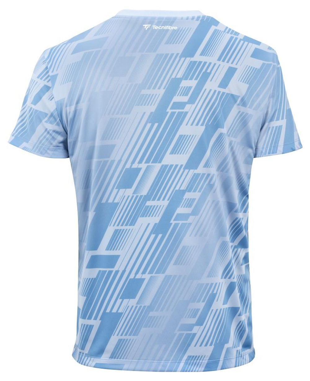 Мужская теннисная футболка Tecnifibre X-Loop - небесный