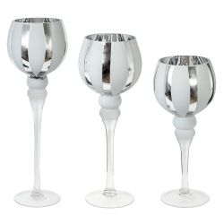 GAEM Набор из 3-х подсвечников, L33 W16 H46 см