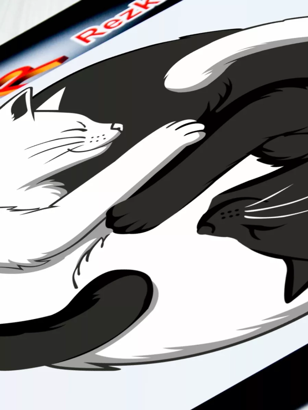 Наклейка - Котики