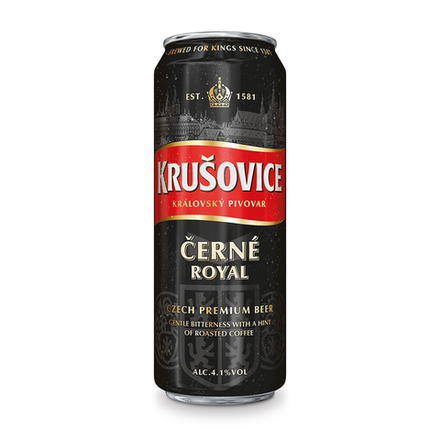 Пиво Krusovice темное 0,45 л ж/б