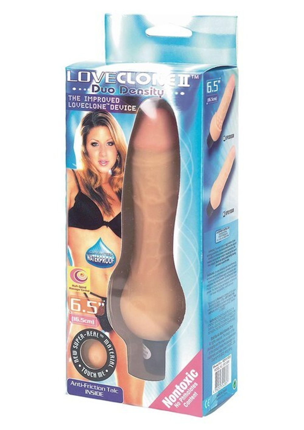 Вибратор водонепроницаемый Duo Density (15,5 см , телесный) (Цвет: телесный)