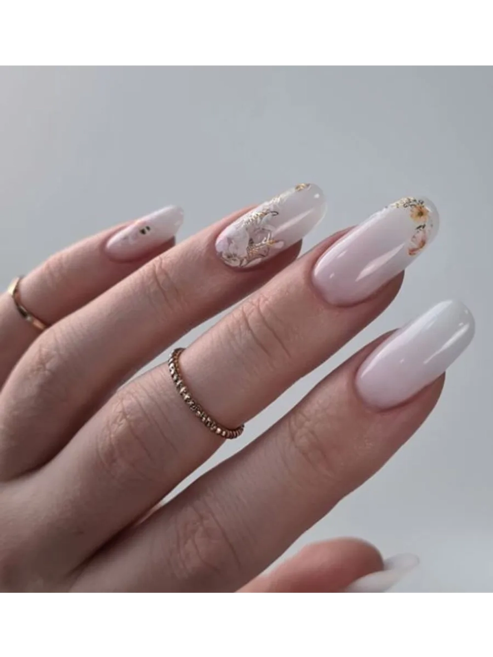 Lucky Rose Слайдеры наклейки для ногтей Foil 92