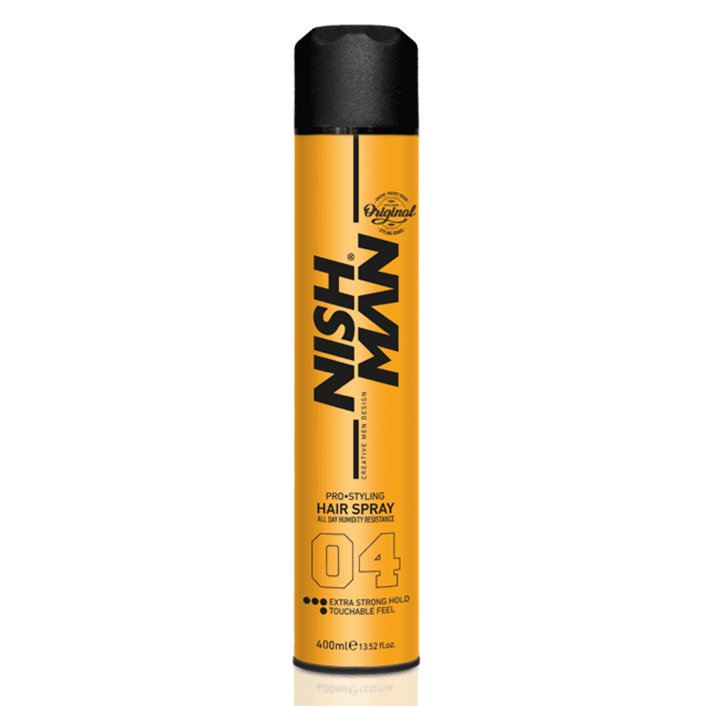NISHMAN HAIR STYLING SPRAY ULTRA HOLD 04 - Лак для волос 400 МЛ