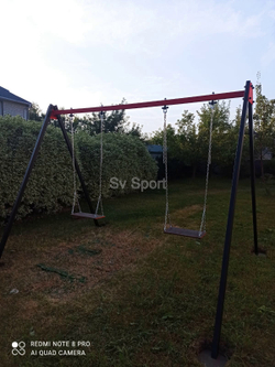 Монтаж уличных качелей Sv Sport