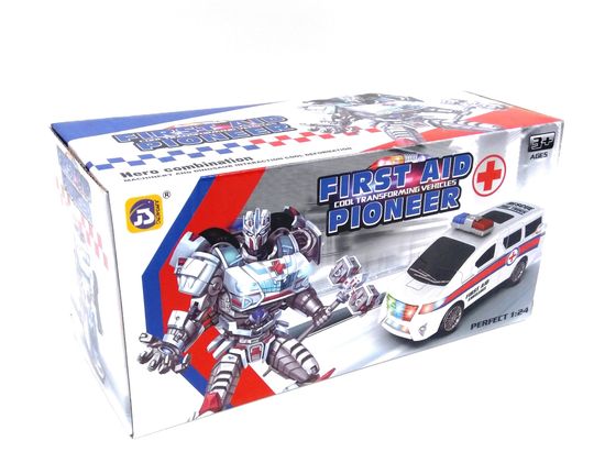 Музыкальная машина-трансформер 2в1 Скорая помощь