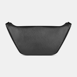 3655 Поясная сумка черная мужская Суприм Галант Кипа Черный Black