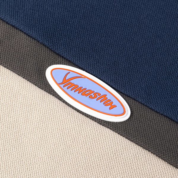 Поло серое / темно-синее - фото 5