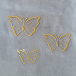 Набор бабочек из термотрансферной пленки 3шт.