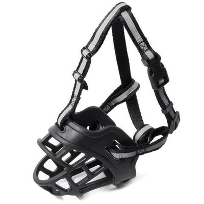 Намордник силиконовый с нейлоновым ремешком №3, 80*50*115мм, Triol