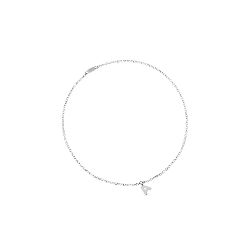 Вечный браслет Персонализация с Буквой – Белое золото