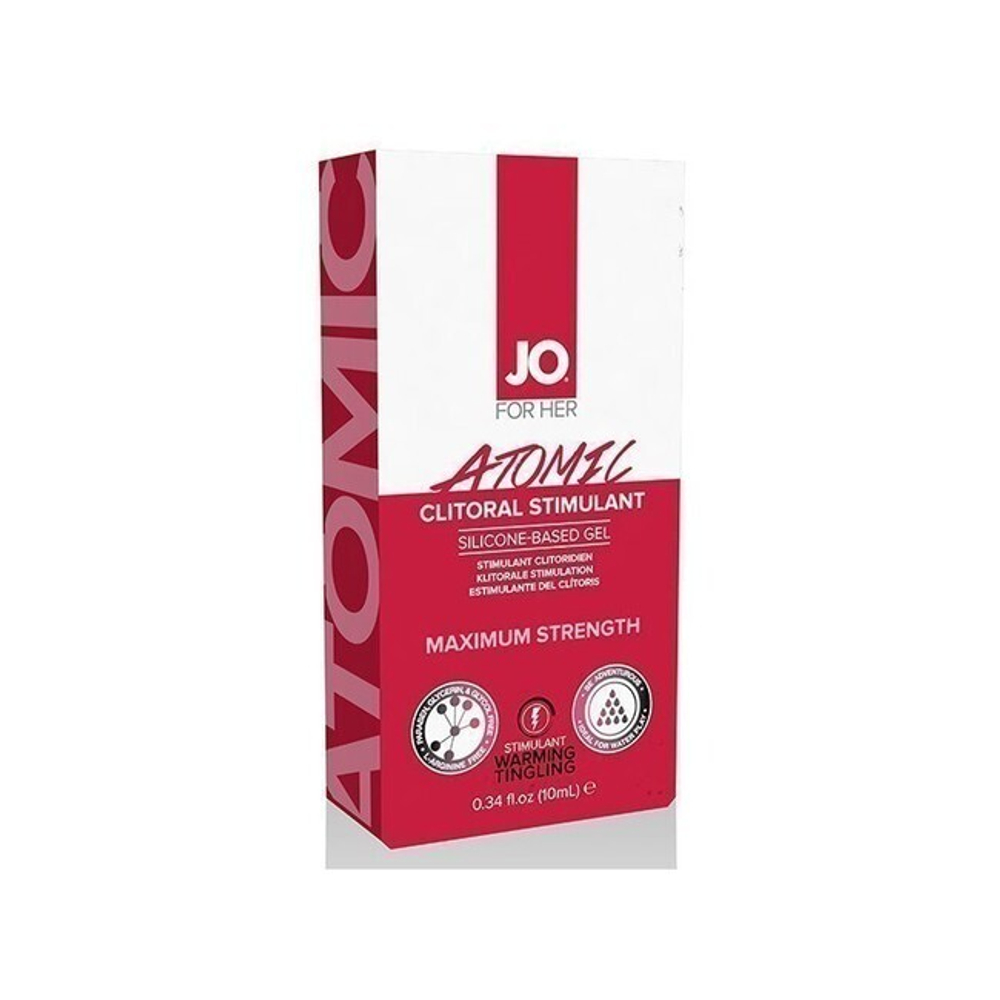 Возбуждающий гель для клитора мощного действия Clitoral Atomic (10 мл) (Цвет: прозрачный)