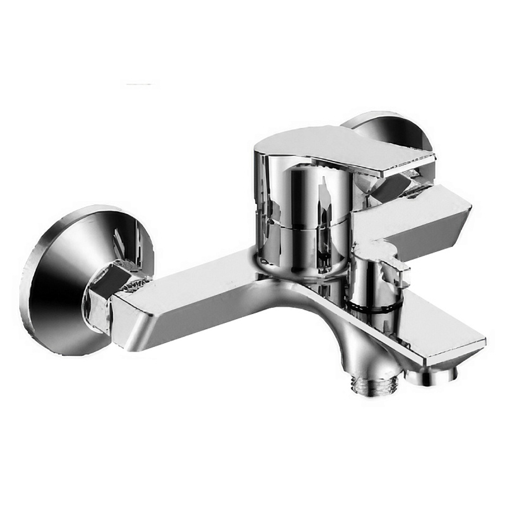 Смеситель для ванны LORANTO KATRINA керамический картридж, с полным душевым набором, хром (LR30504001)