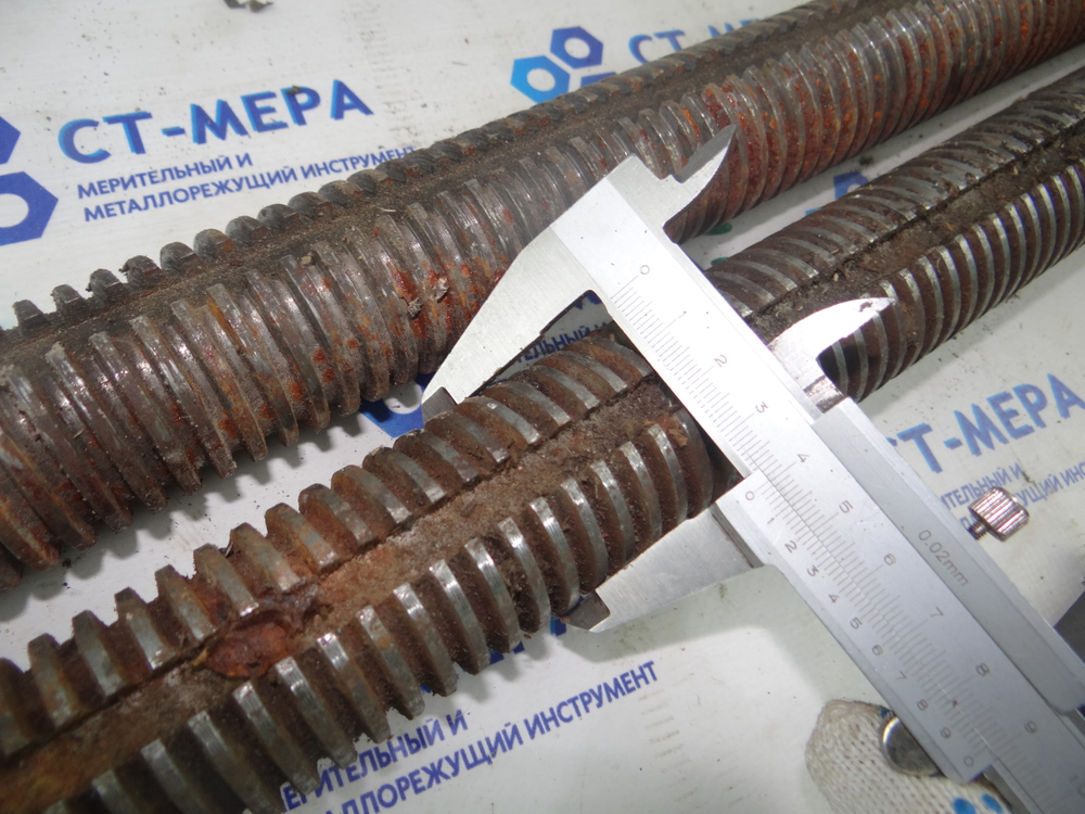 Винт ходовой (длина 1630мм, рабочая длина 1000мм) Tr40*6