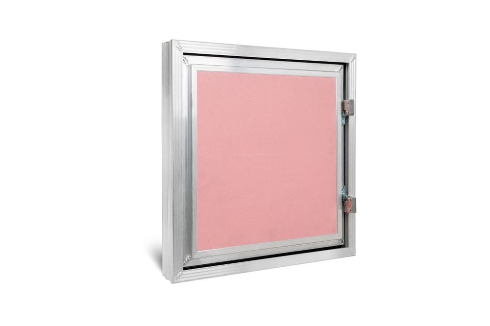 Усиленный противопожарный люк под покраску Визионер РУБЕЖ ПРО 500х1000 мм