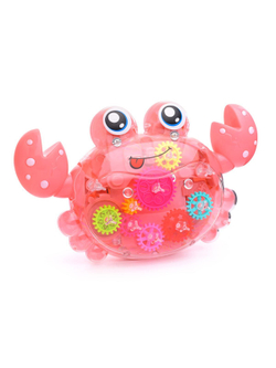 Игрушка Краб на батарейках со звуком и световыми эффектами (696-48)