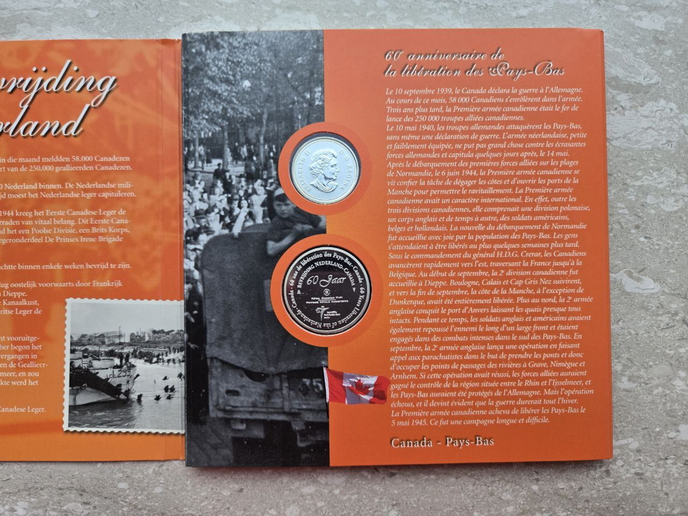 Netherlands 2013 BU Theme Set – 60 Years of Liberation: Netherlands-Canada