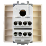 Инвертор одноклавишный модульный, "Avanti", "Ванильная дымка", 2 модуля