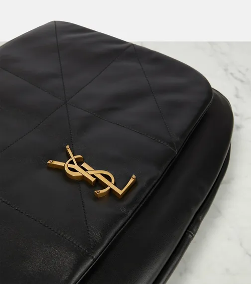Кожаная сумка через плечо Saint Laurent Jamie 4.3 черный
