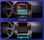 Магнитола для Mitsubishi Pajero 3, Montero 3 1999-2006 (рамка дерево) - FarCar монитор 12.3" 2K QLED на Android 14, Быстрая, CarPlay, 4G SIM-слот