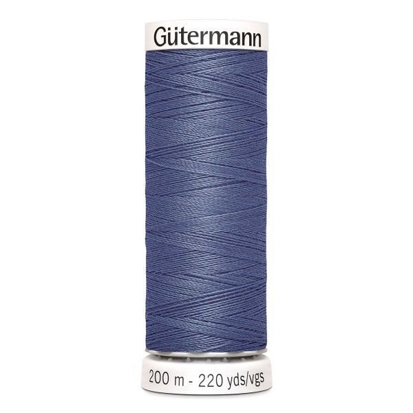 Нитки универсальные Gutermann Sew-all 100 (200 метров), 5 кат. | 521 серо-джинсовый