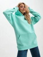 Худи оверсайз с капюшоном теплое с начесом