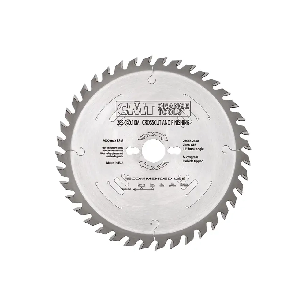 Диск пильный 160x20x2,2/1,6 5° 15° ATB Z=48 CMT 285.160.48H