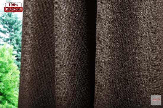 Norton Blackout (венге) Шторы блэкаут под лён