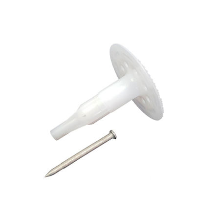 Тарельчатый дюбель с гвоздем для монтажа теплоизоляции GNINR-6-IP