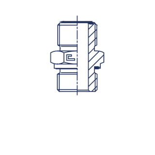 Штуцер FE D20 ORFS 1.3/16 - 33x2