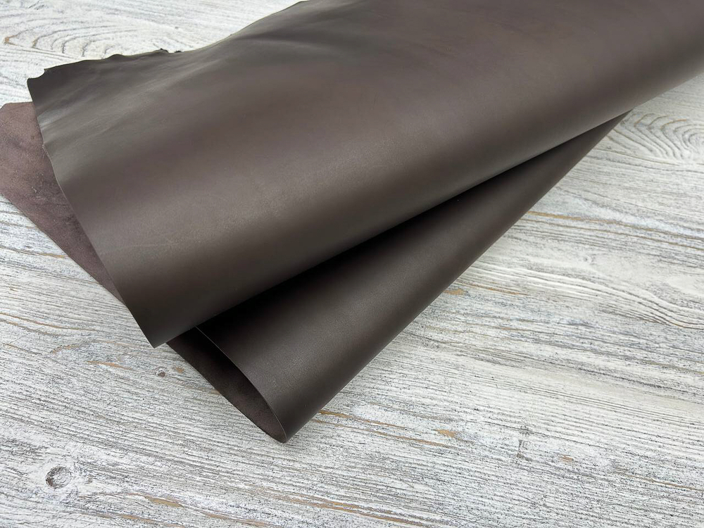 Talco Wax Dark Brown (0,8-1,0 мм), цв. Коричневый, натуральная кожа