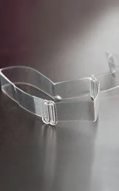 Бретели силиконовые (с пластиковым крючком) 12 мм - 38004