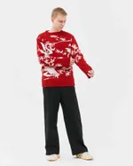 Свитер Ascension Candy Flip Двухсторонний красный/белый