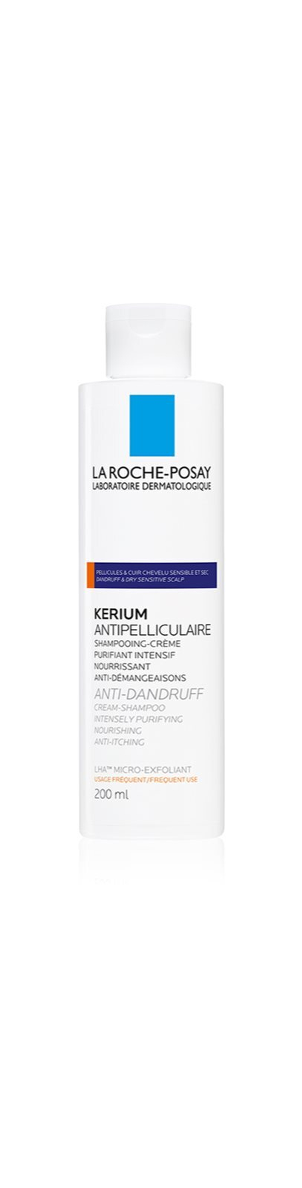 La Roche-Posay Kerium - шампунь против сухой перхоти /   200  ml  / GTIN 3433422407282
