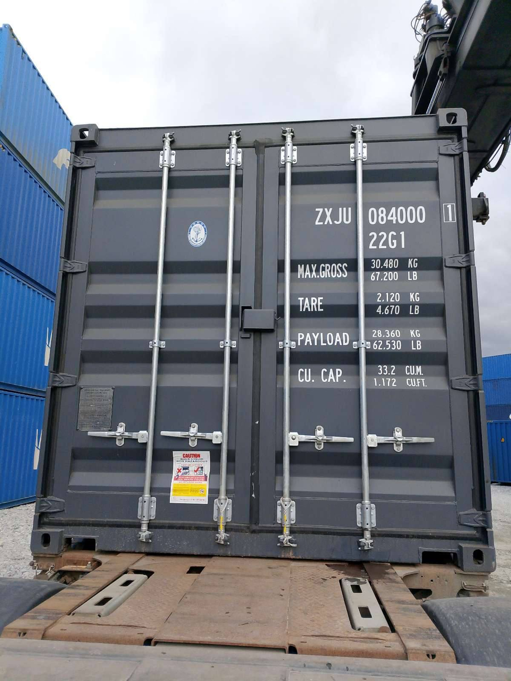 Контейнер 20 футов № ZXJU0840001