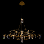 Подвесная светодиодная люстра Loft It Mira 10590/1000 Gold Asfour
