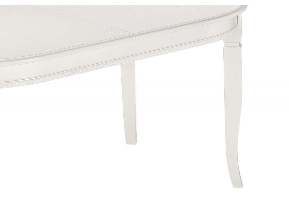 Стол деревянный Woodville Aviano молочный без патины