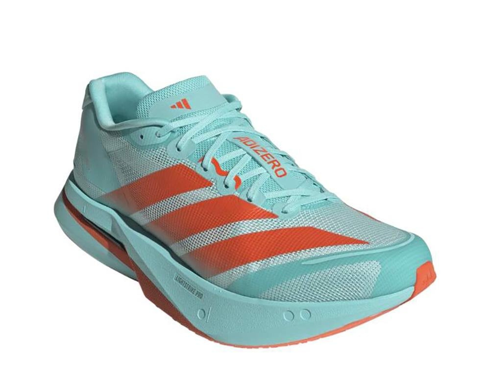 Мужские беговые кроссовки adidas Adizero Boston 13 M сине-оранжевые